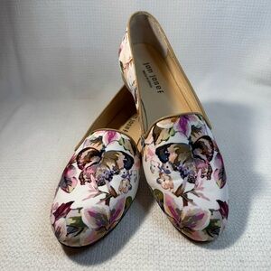 Jon Josef Butterfly Gatsby Floral Women's Loafers - size 7